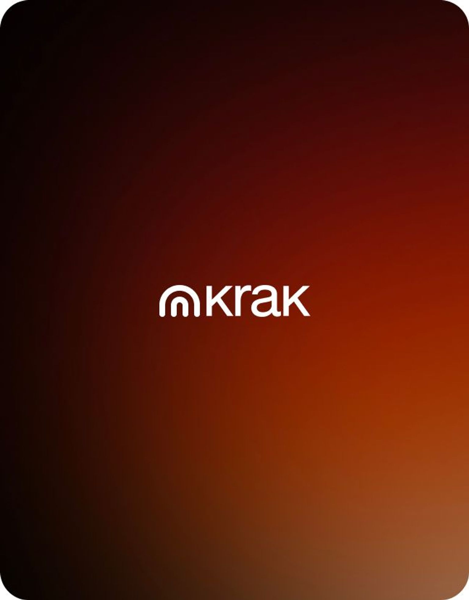 Krak app interface