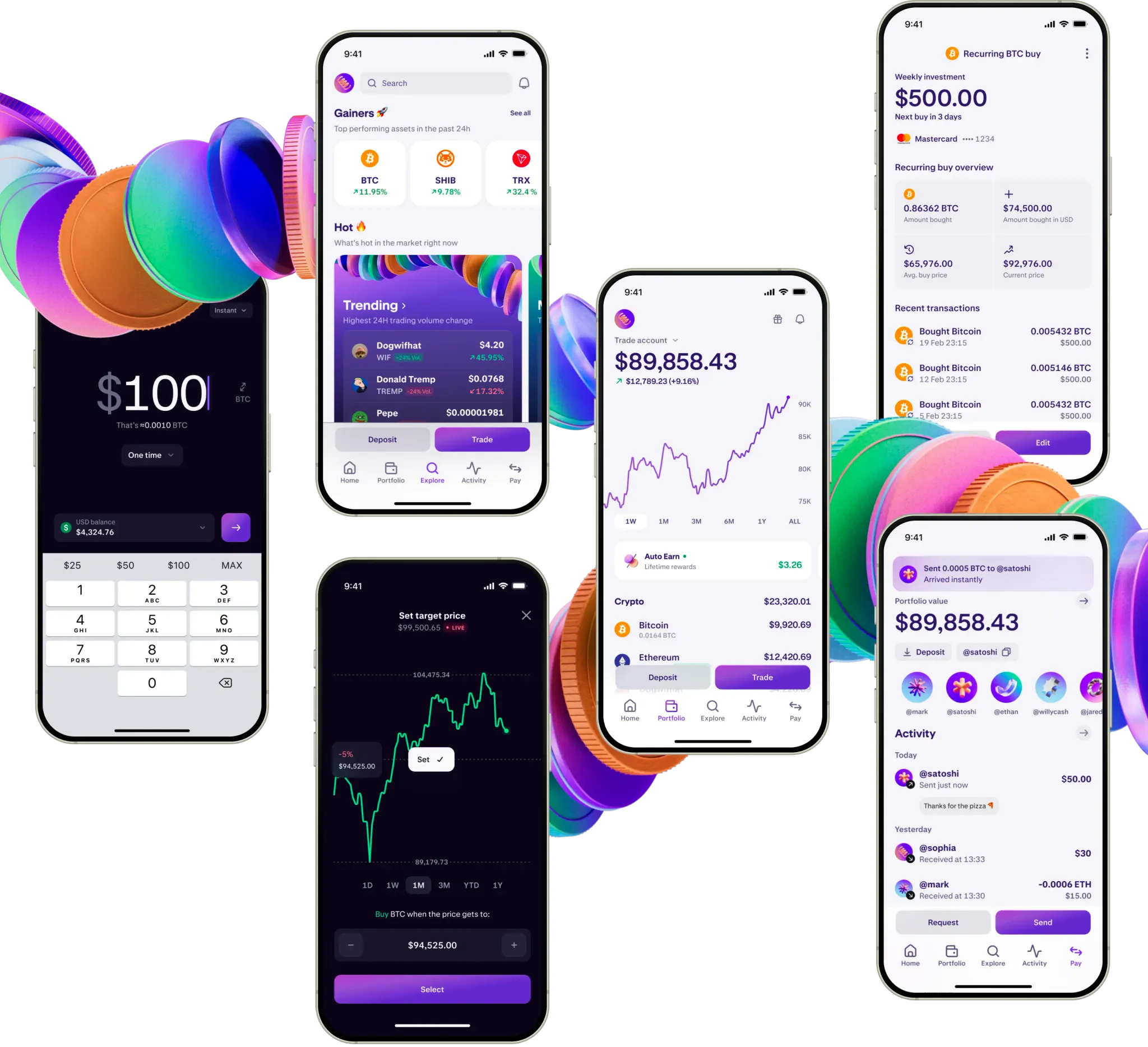 Preview of the Bluegate app