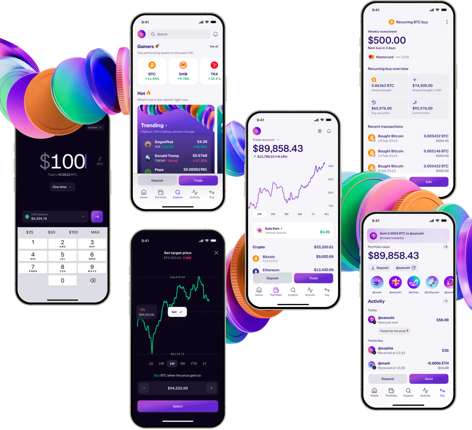 Preview of the Kraken app