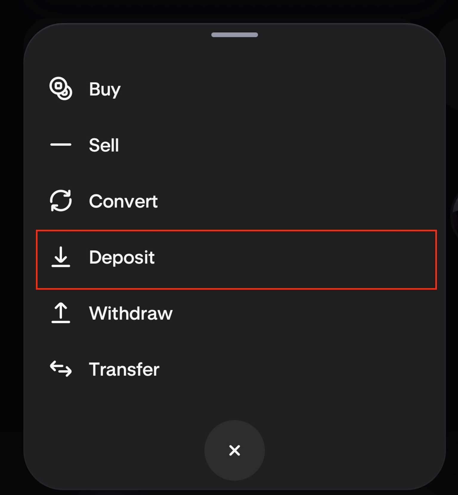 Deposit