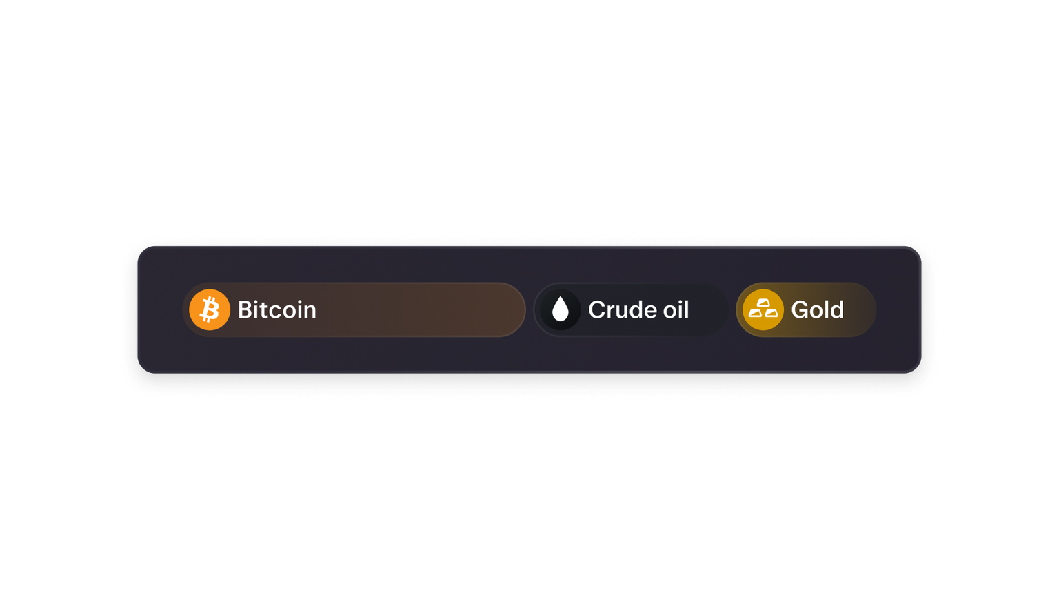 Commodities and crypto in one porfolio