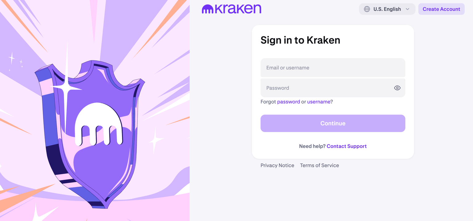 Log into your account