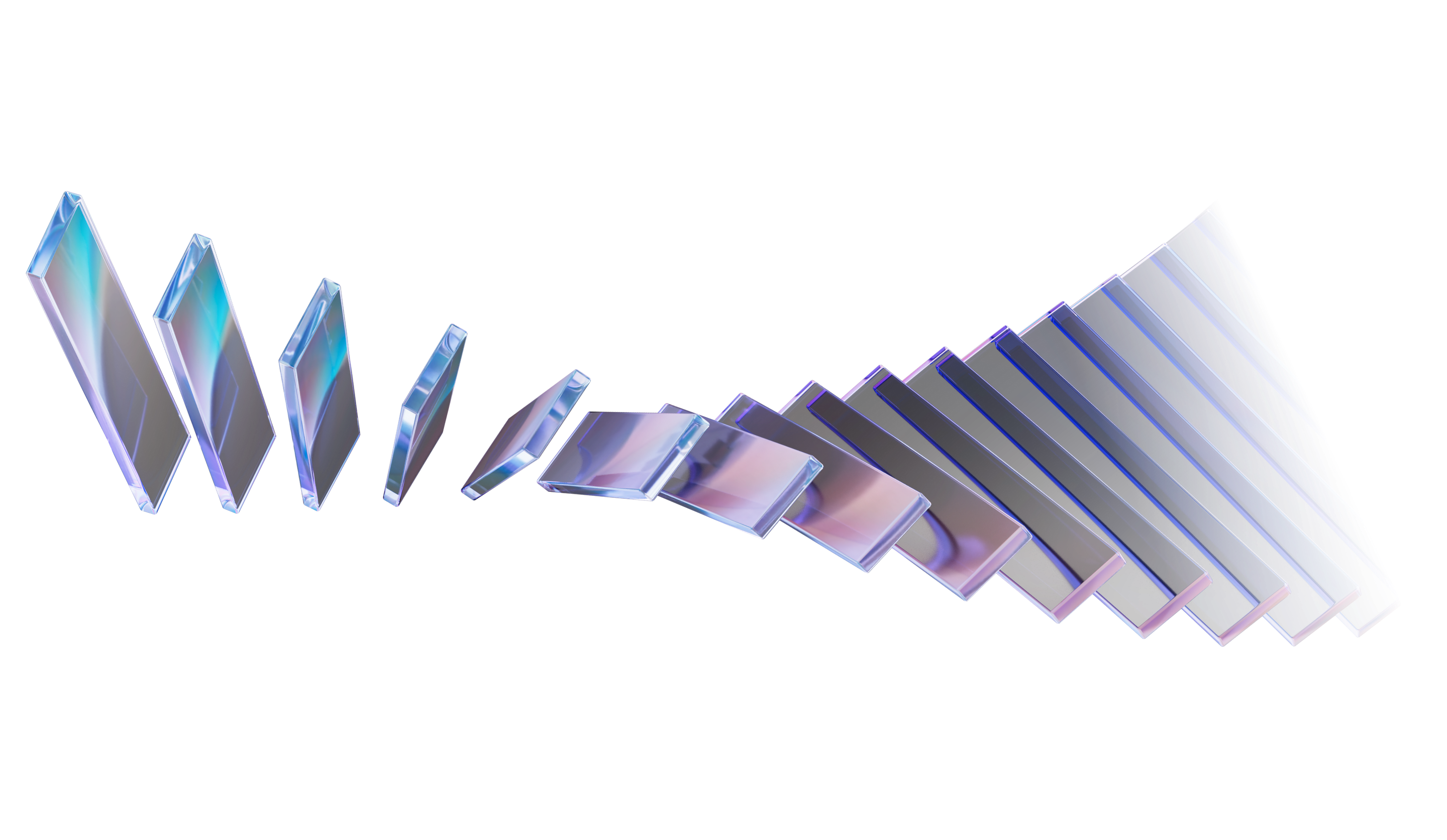 Illustration of glass shards