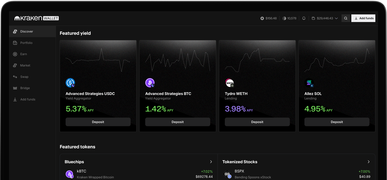 Kraken Wallet on web