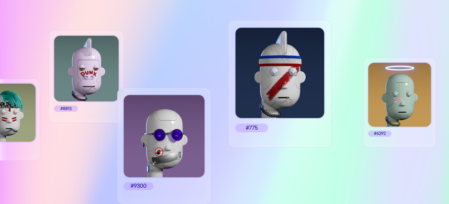 Five The Humanoids NFTs