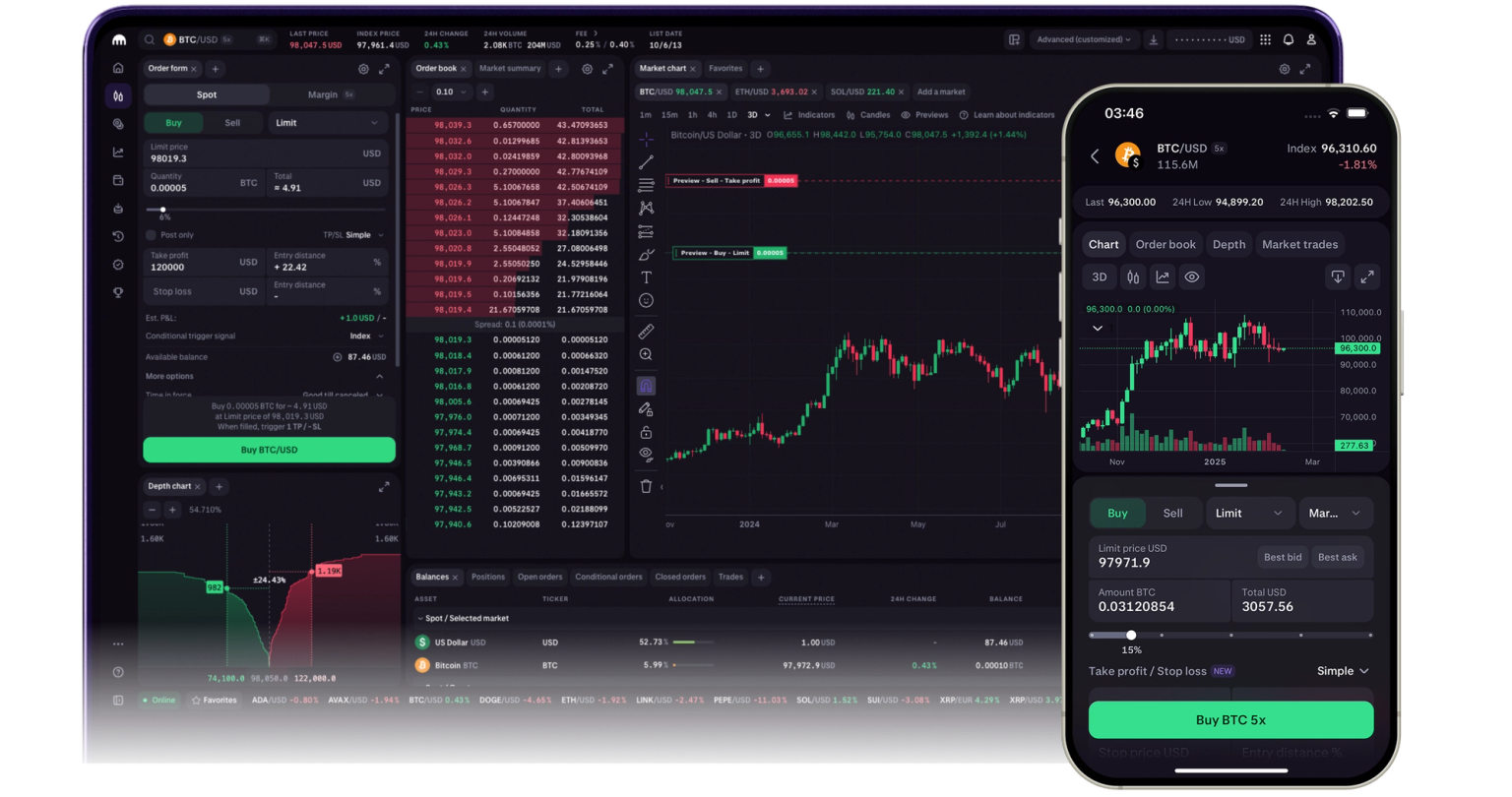 Pro web and mobile app