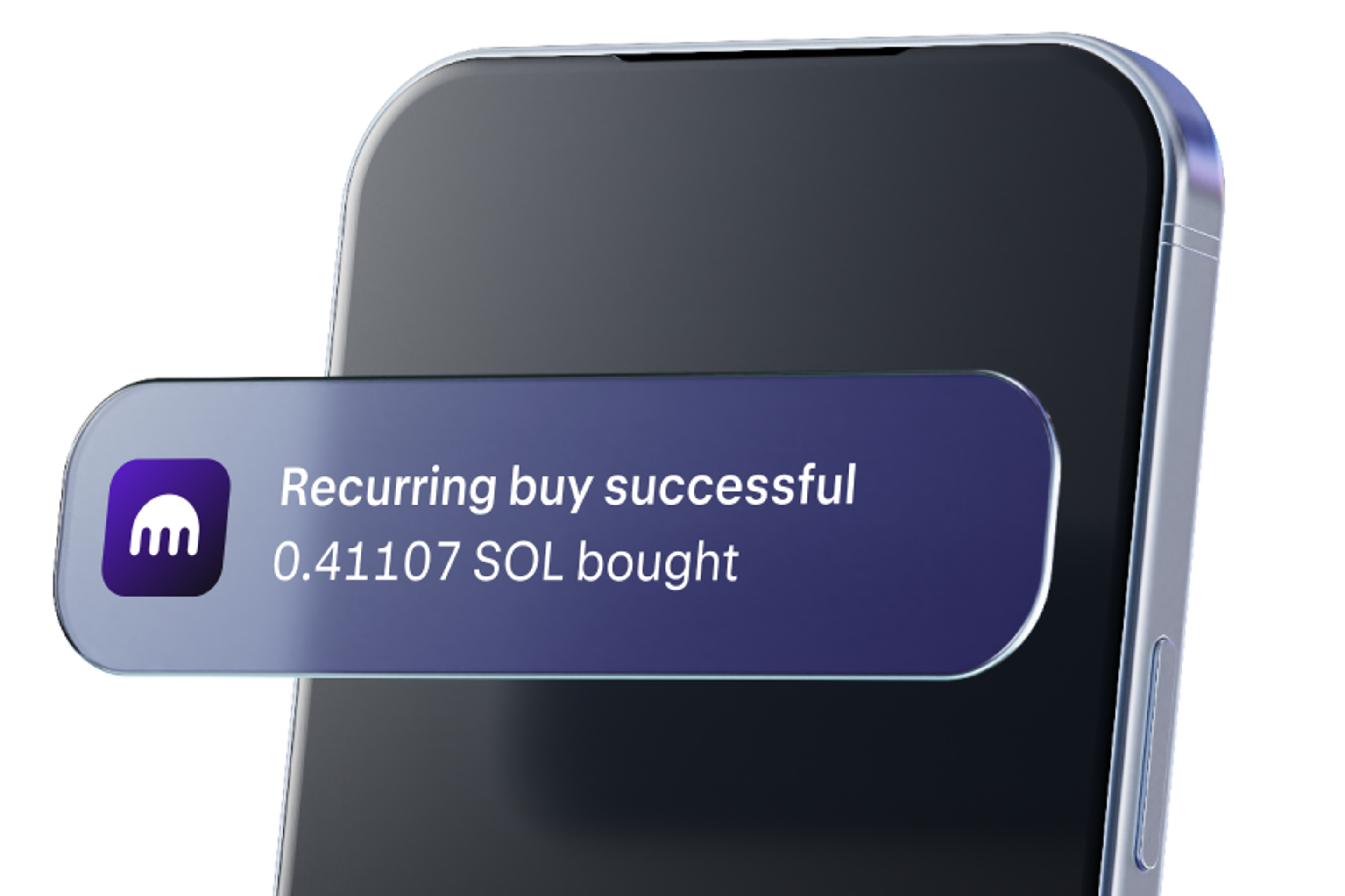 Trade notification from Kraken Pro 