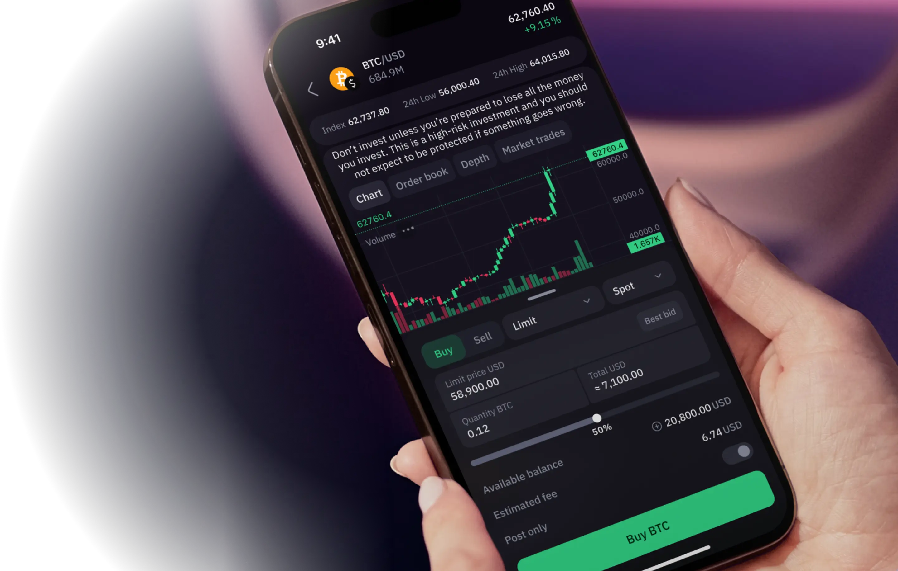 Kraken Pro App