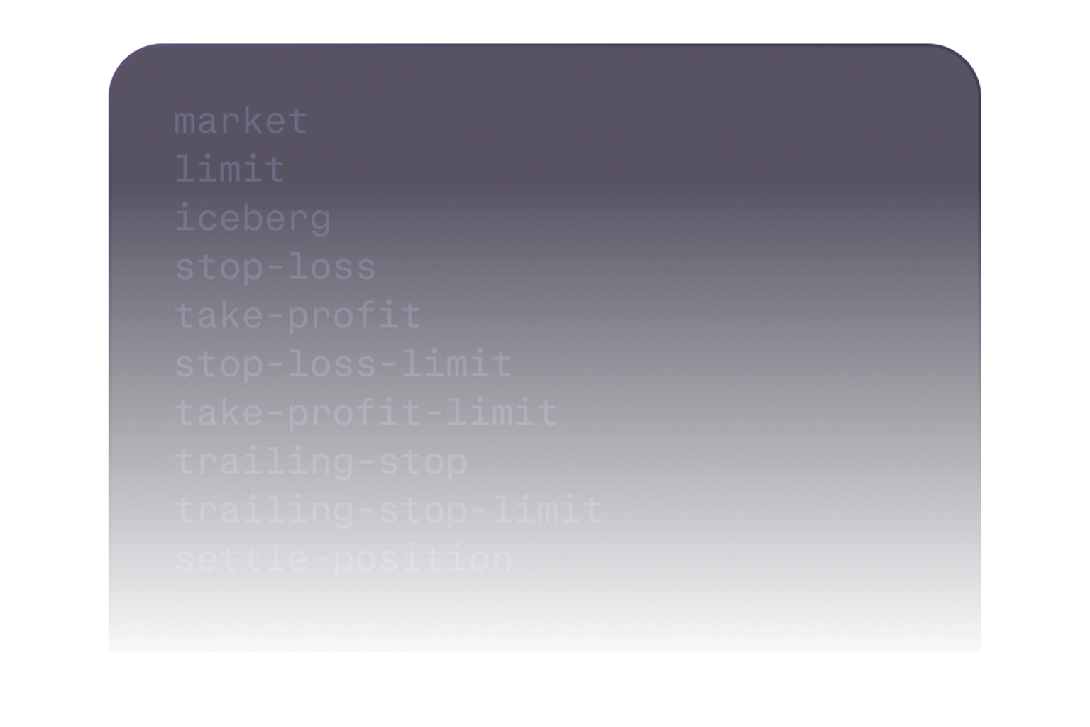 Spot trading API