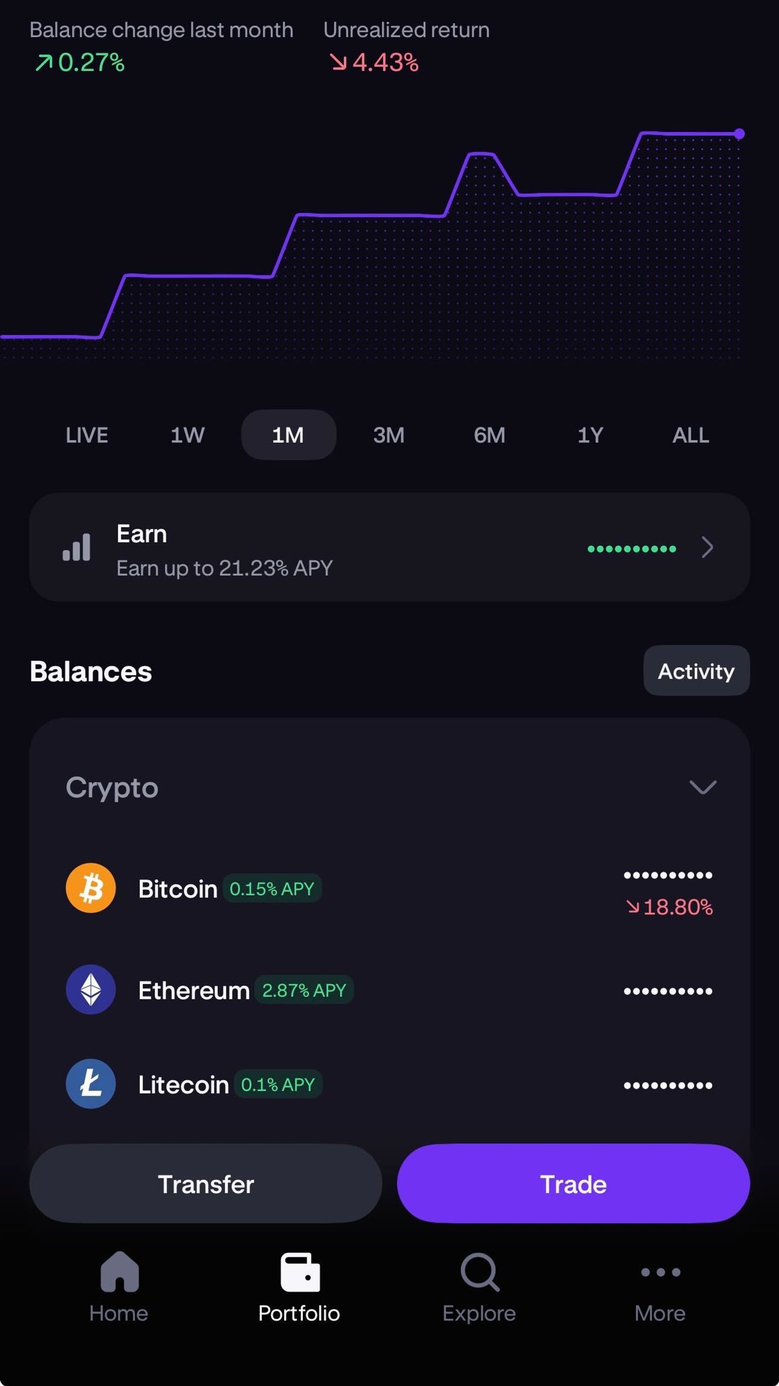 Deposit on Kraken app