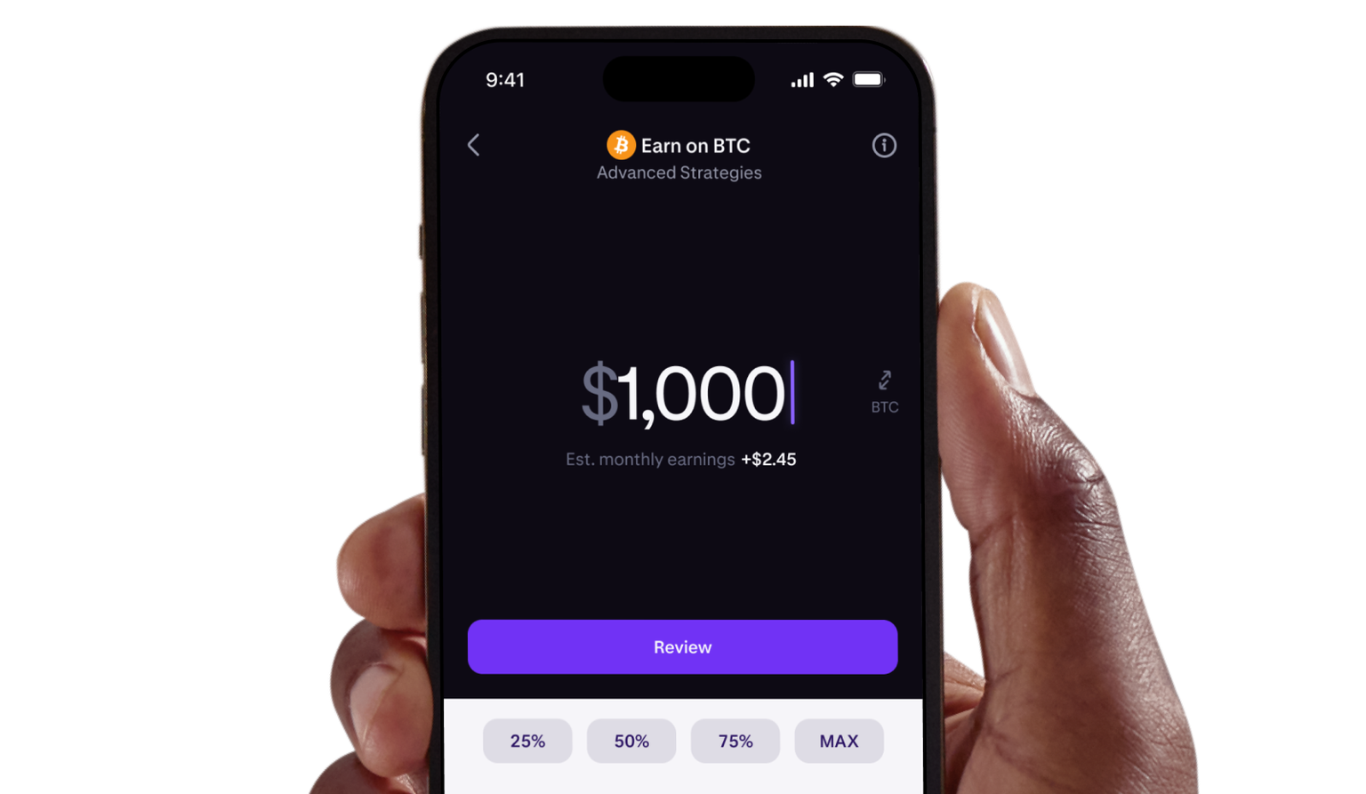 Bitcoin that earns