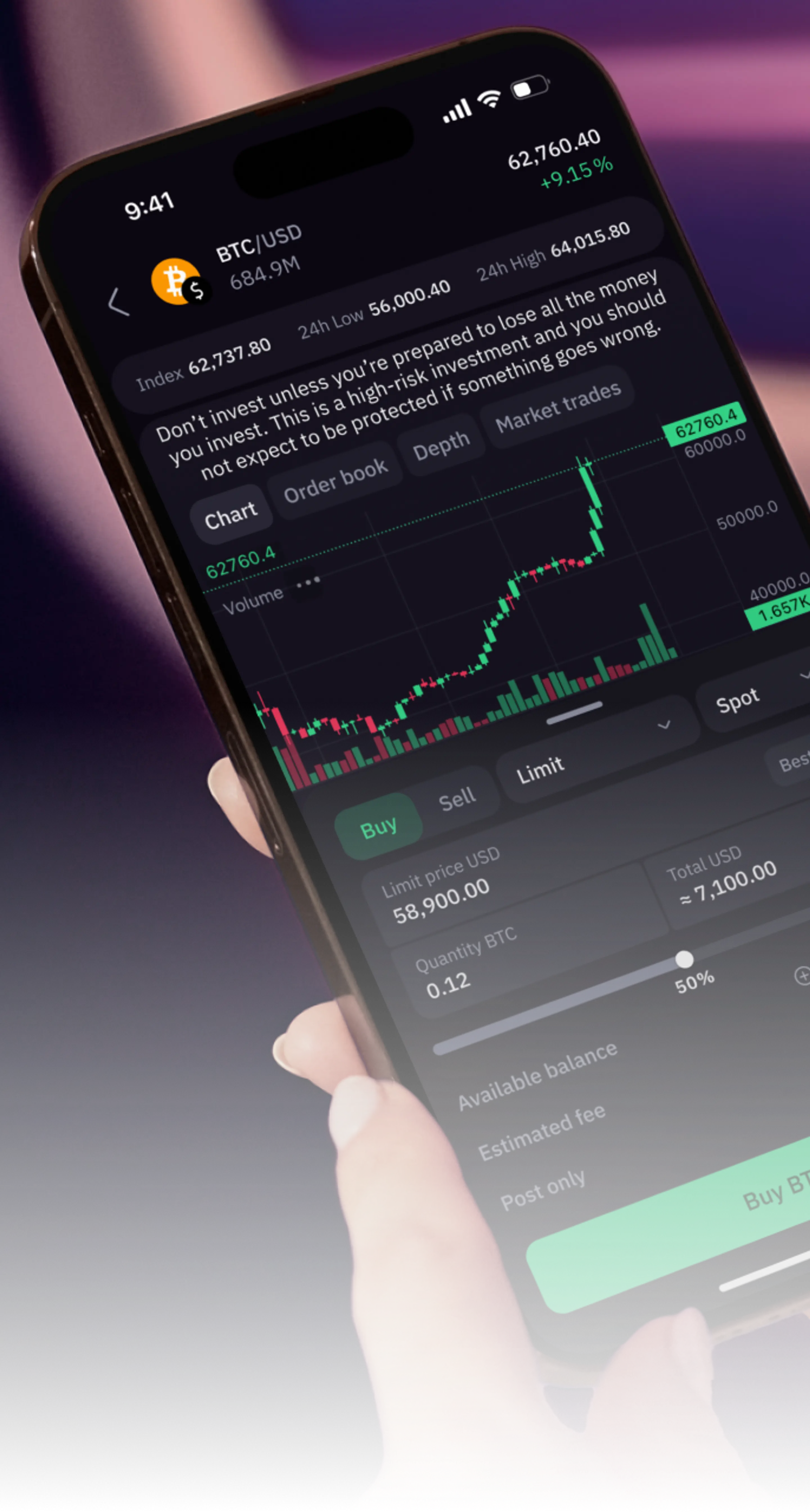Kraken Pro App