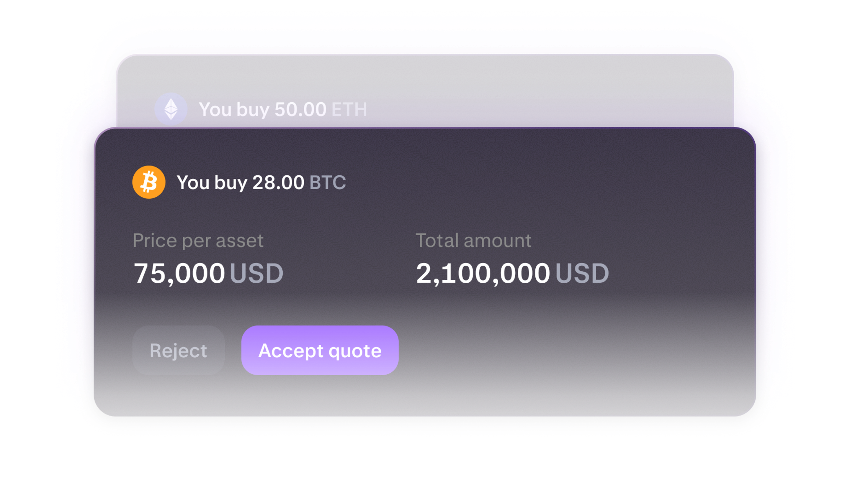 OTC desk transactions