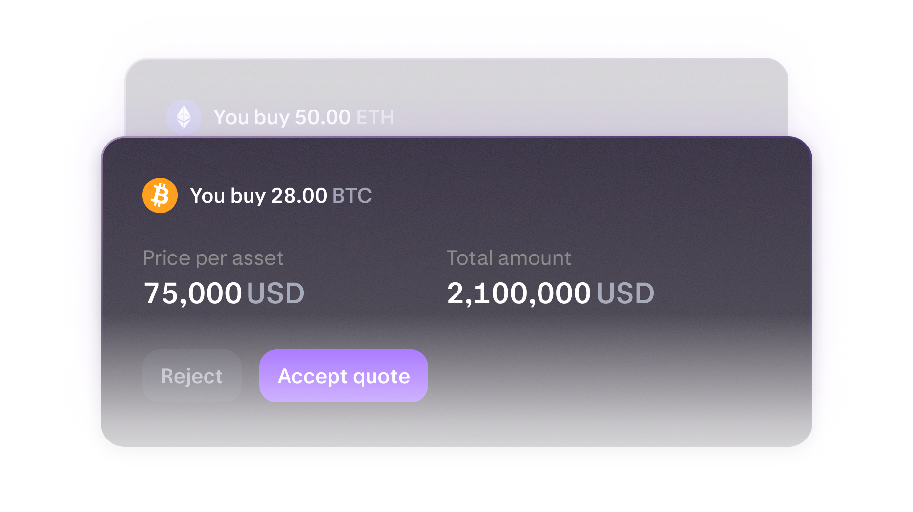 OTC desk transactions