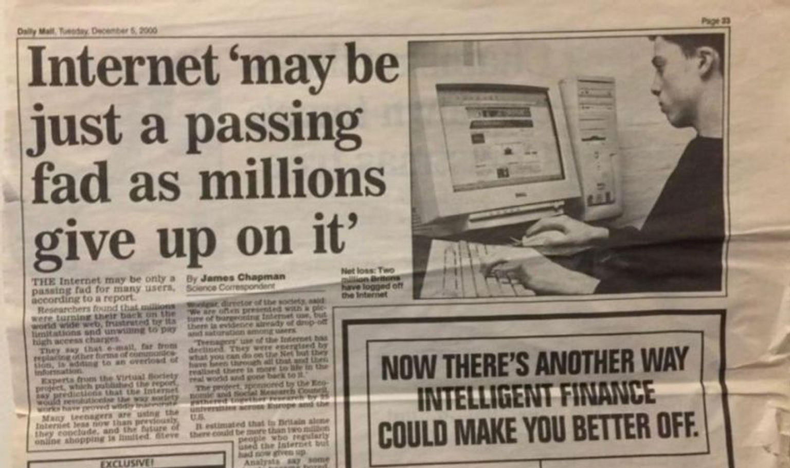 Daily Mail, December 5, 2000