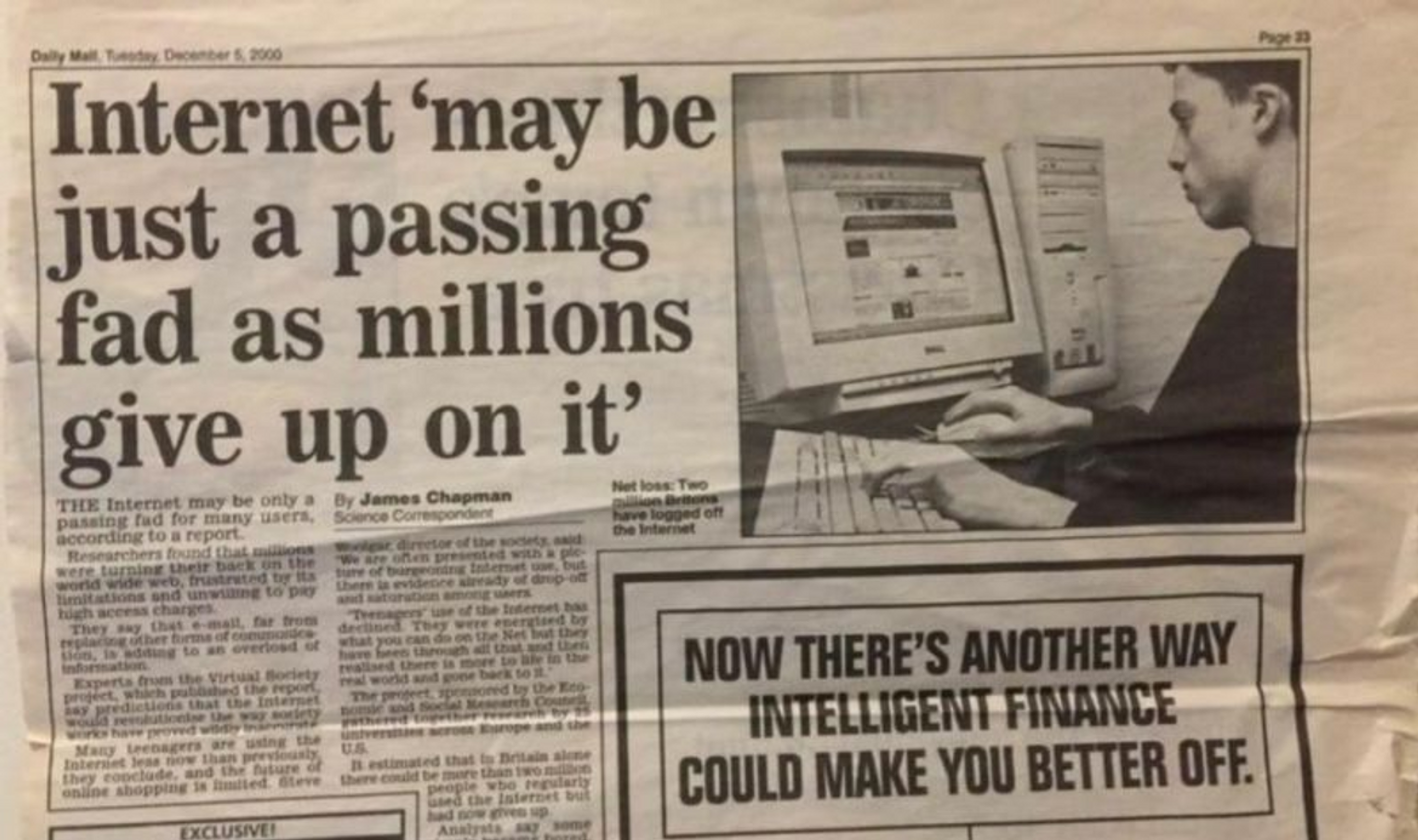 Daily Mail, December 5, 2000