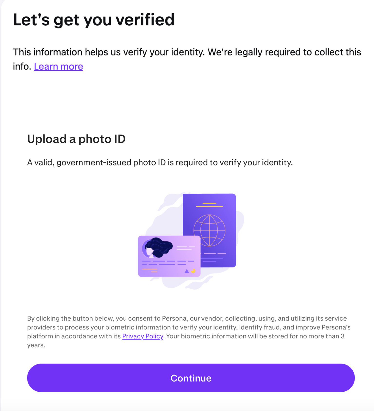 Verification documents