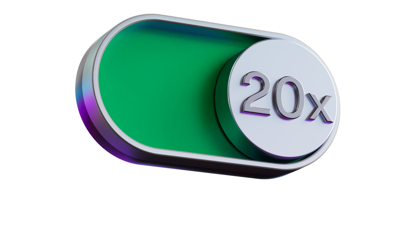 20x leverage