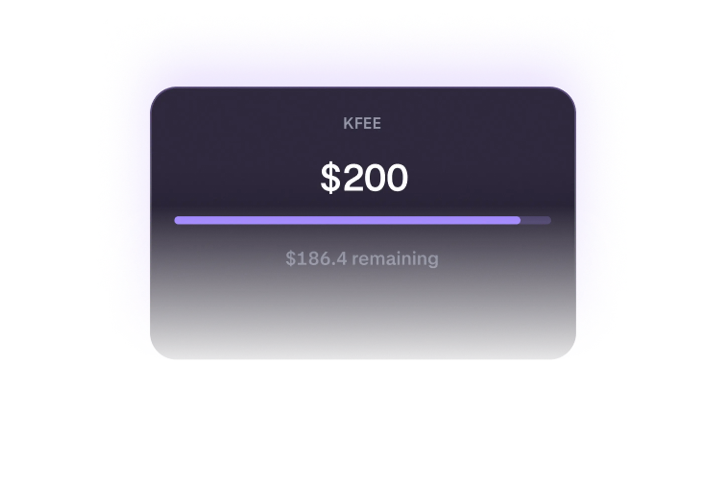 Instant fee absorption