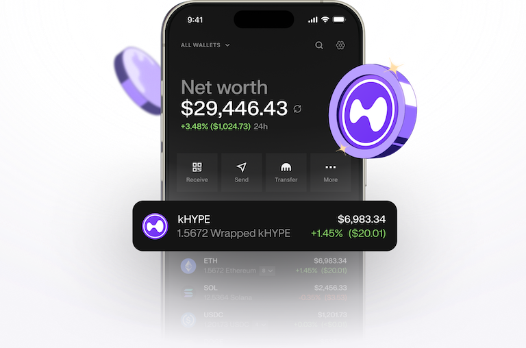 kHYPE in the Kraken app
