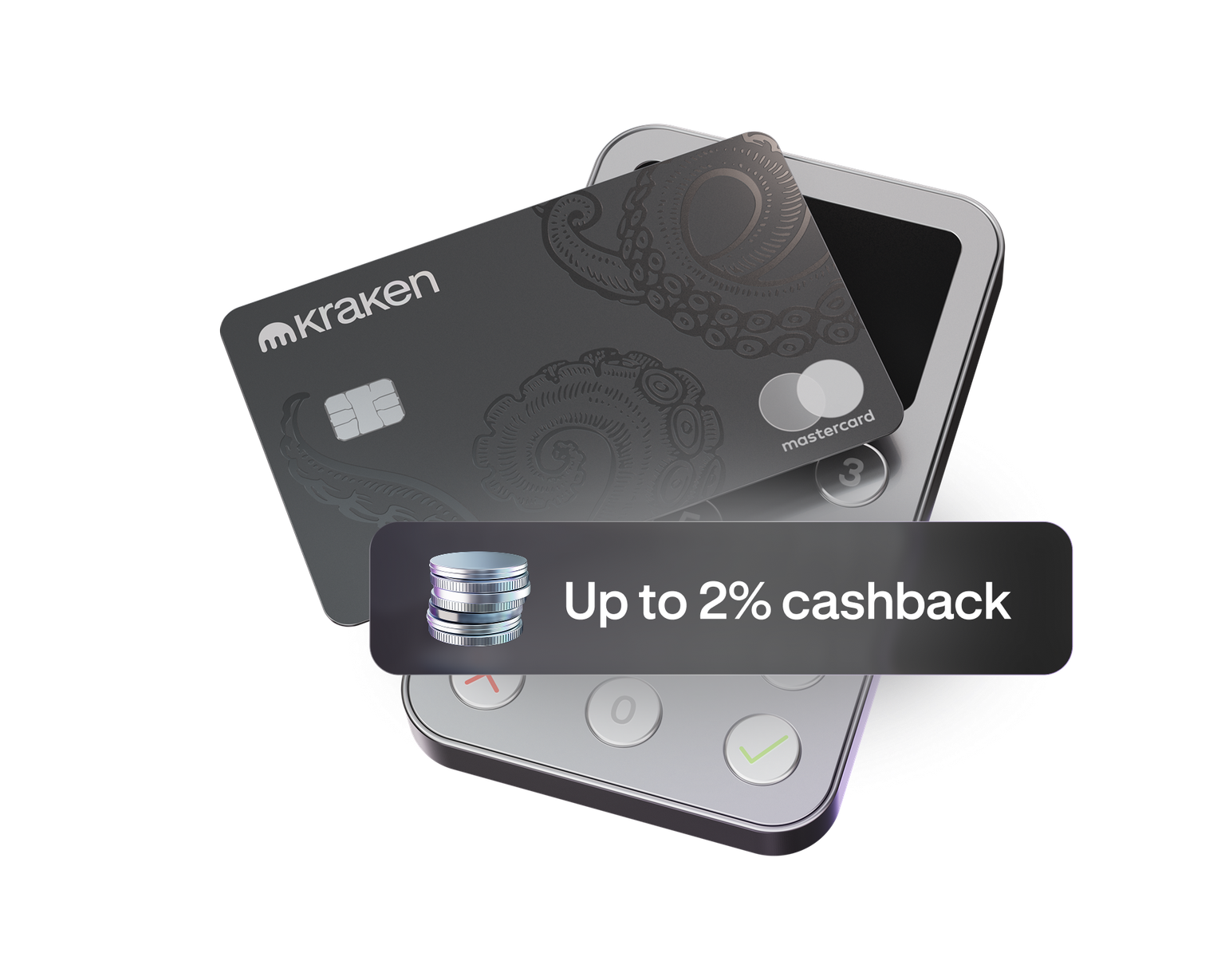 2% cashback with Kraken card