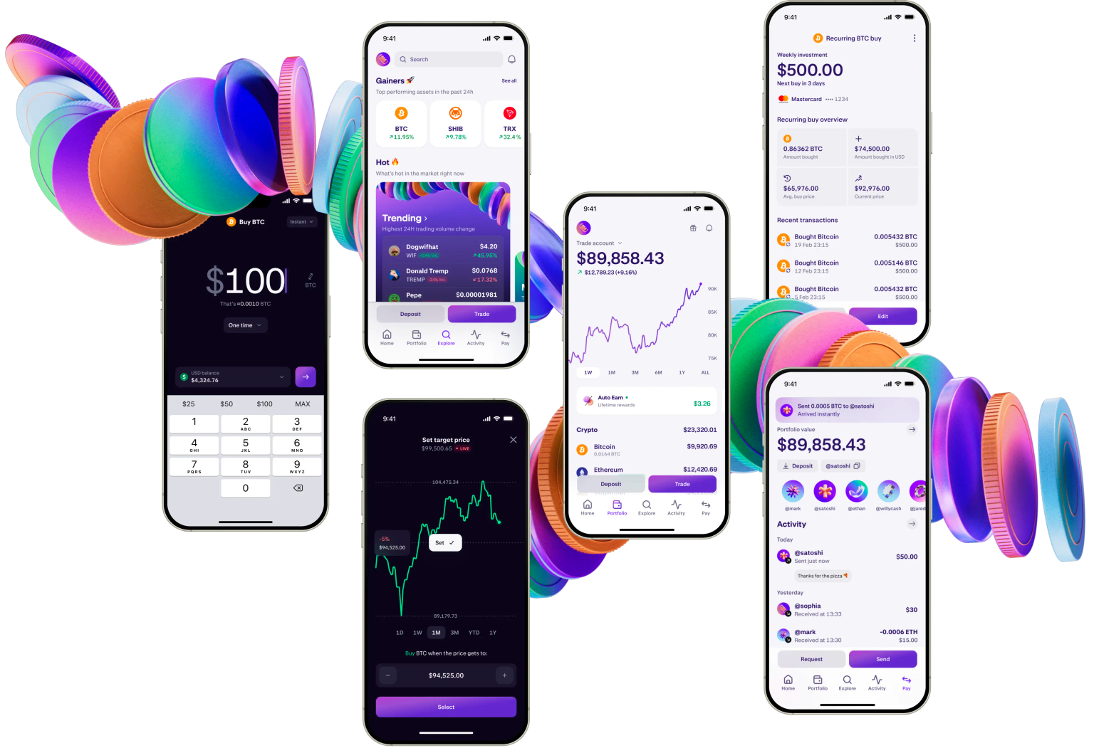 Preview of the Kraken app