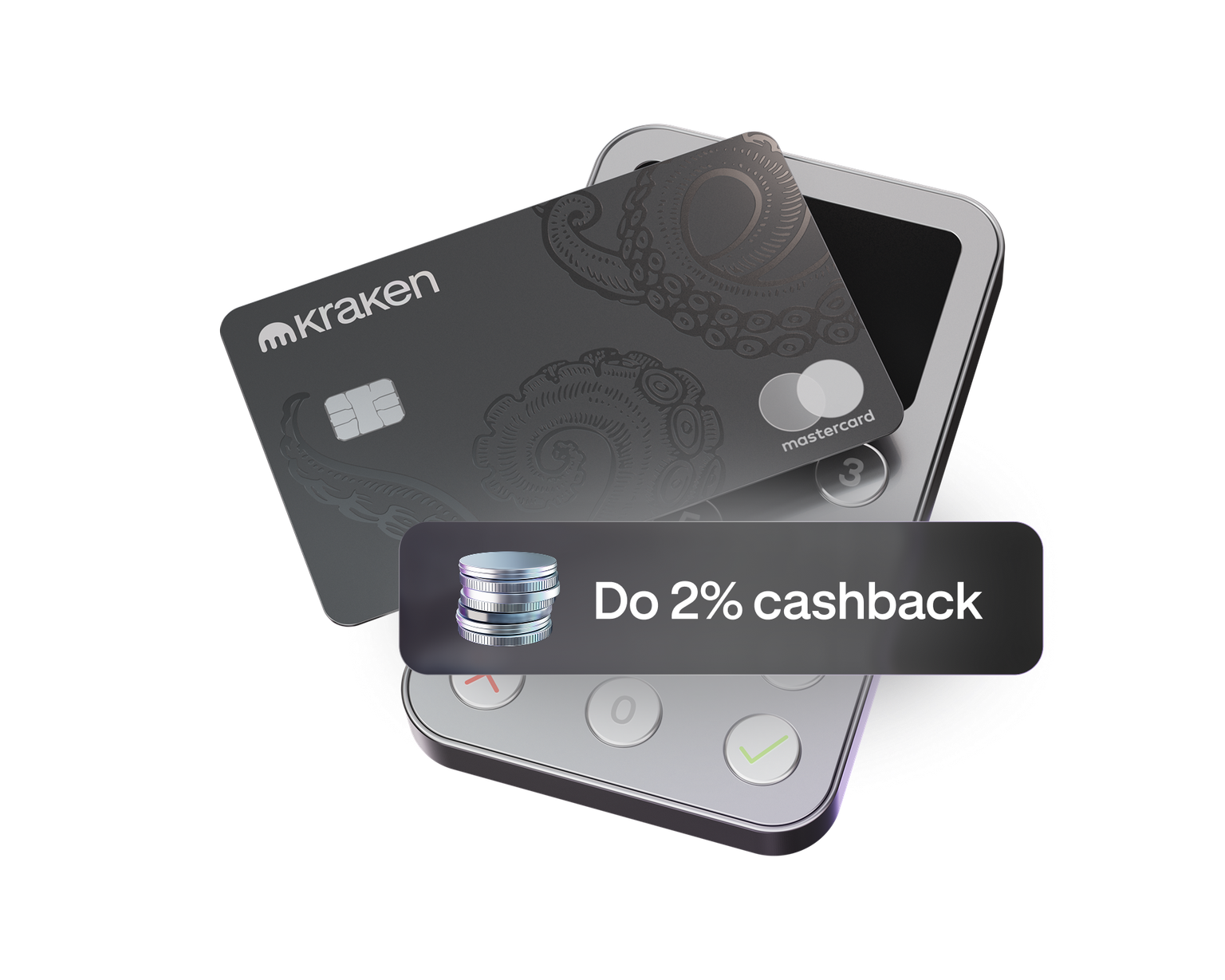 2% cashback with Kraken card