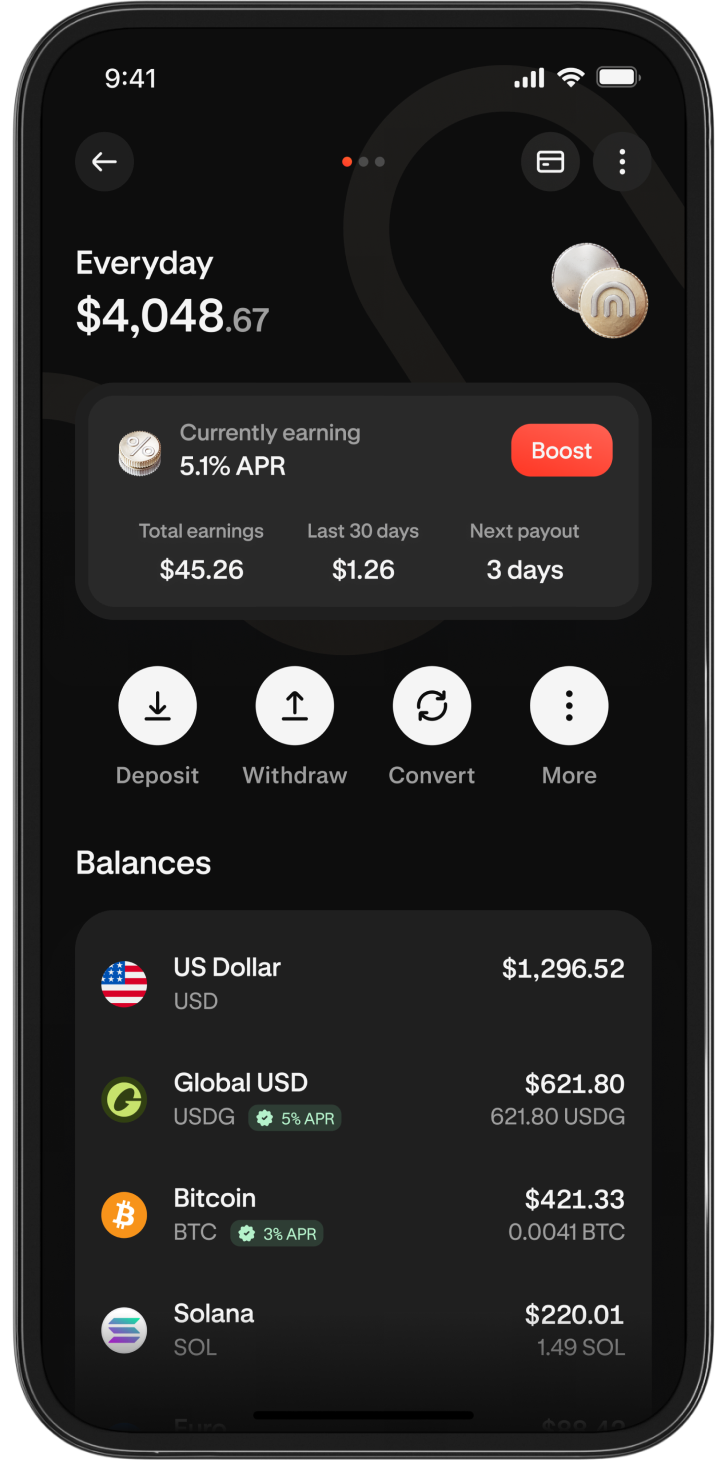 Mobile phone with the Krak app in