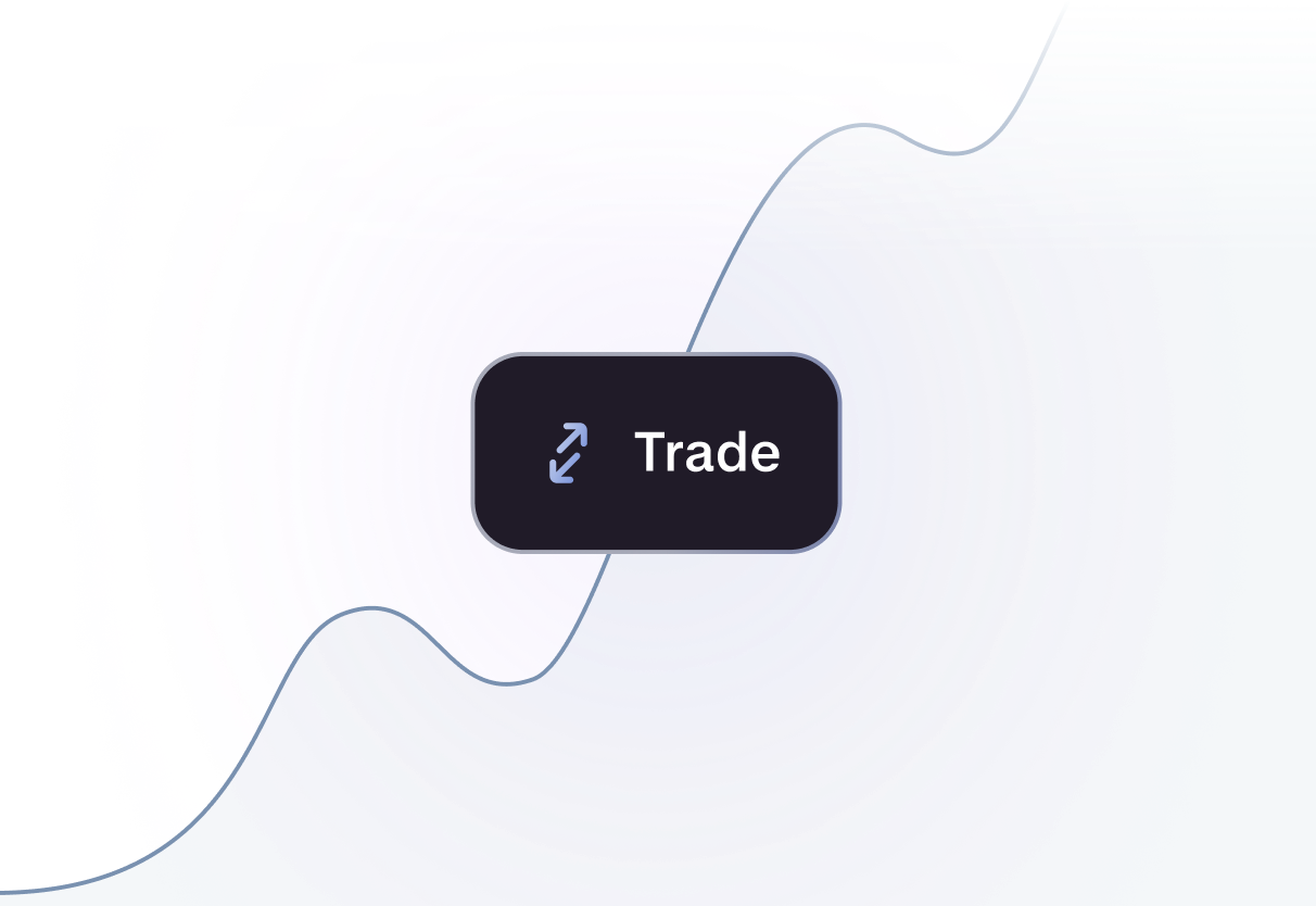 Trading chart with a trade button for earning sweepstakes entries