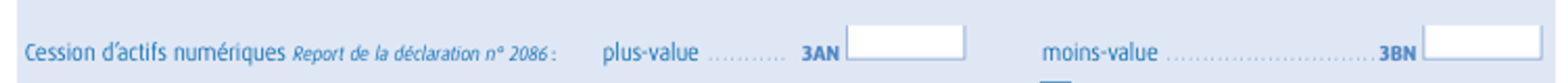 Cases 3AN et 3BN - Formulaire 2042-C