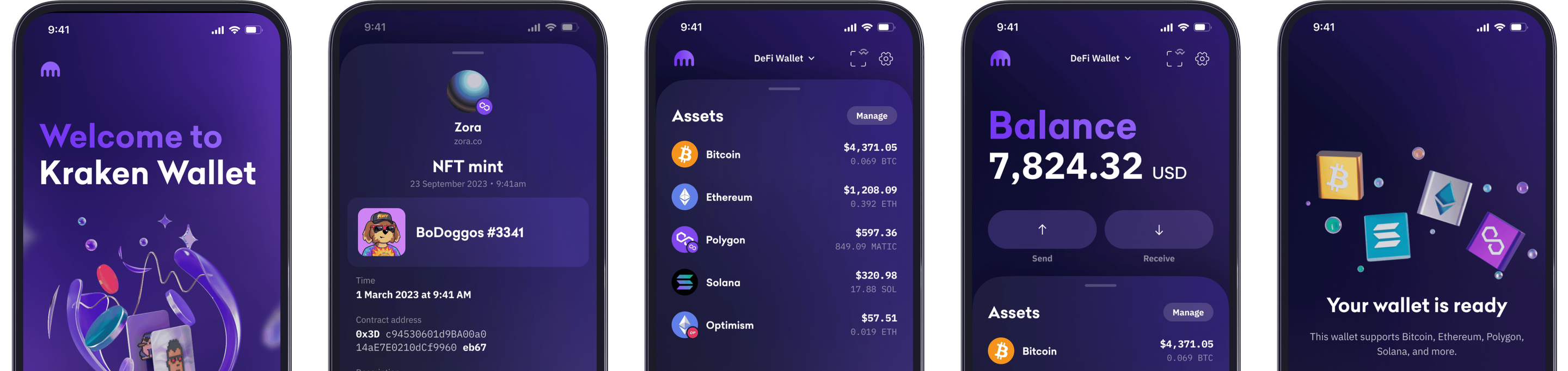 Kraken Wallet app
