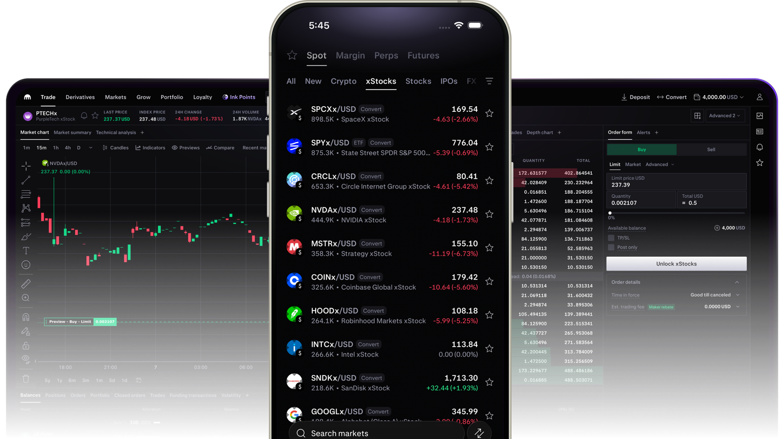 Pro Trading UI