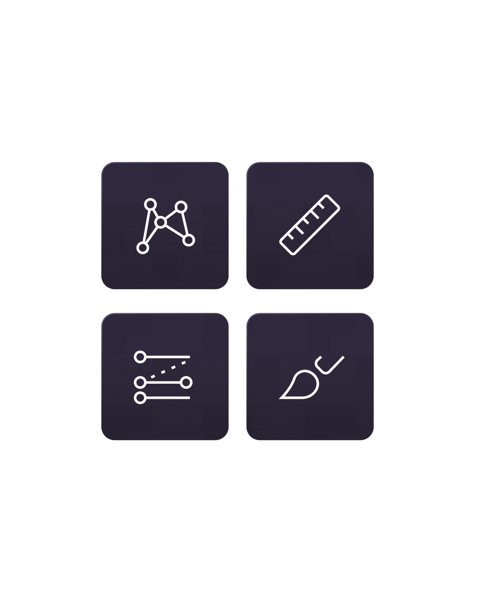 Icons of technical analysis tools