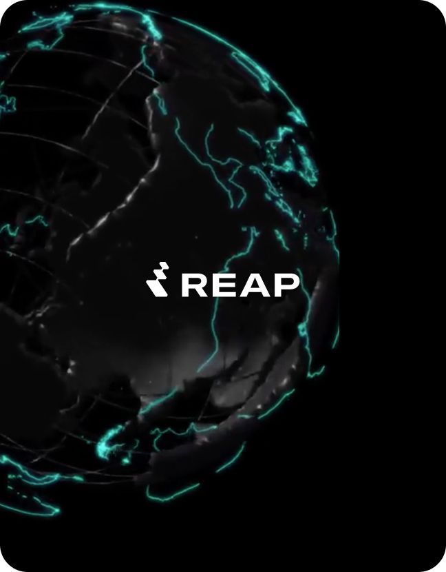 Reap payments app interface