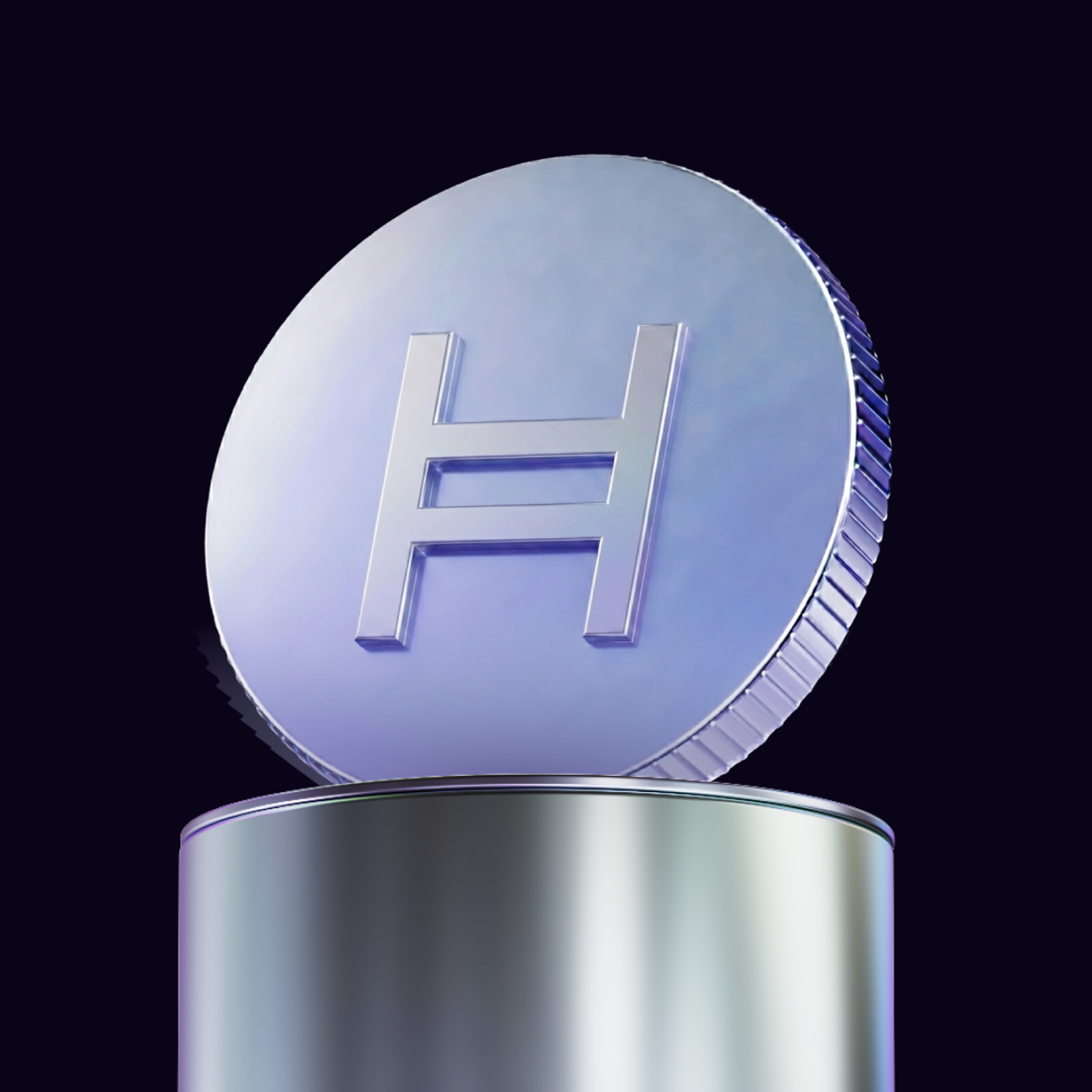 coin on pedestal