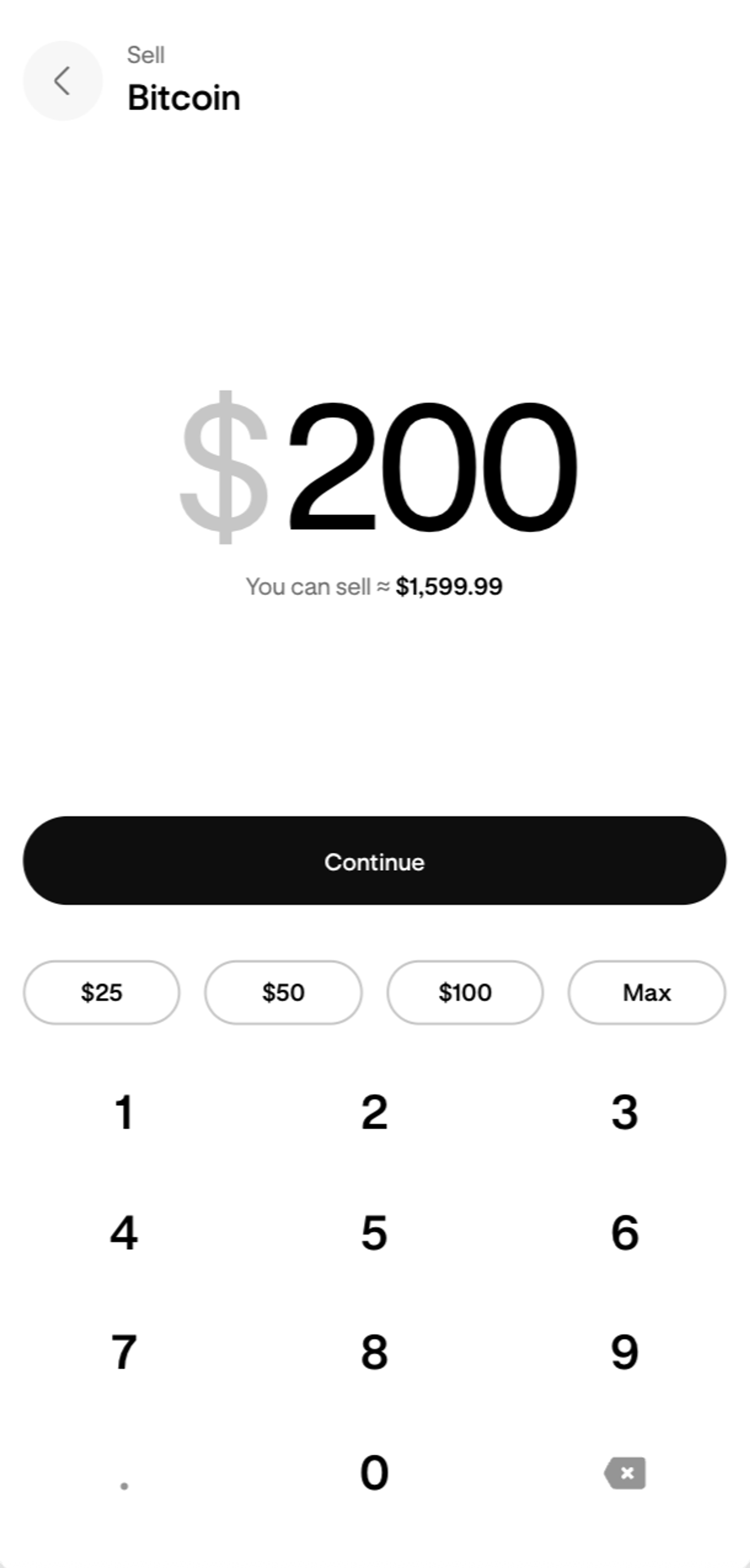 Sell input