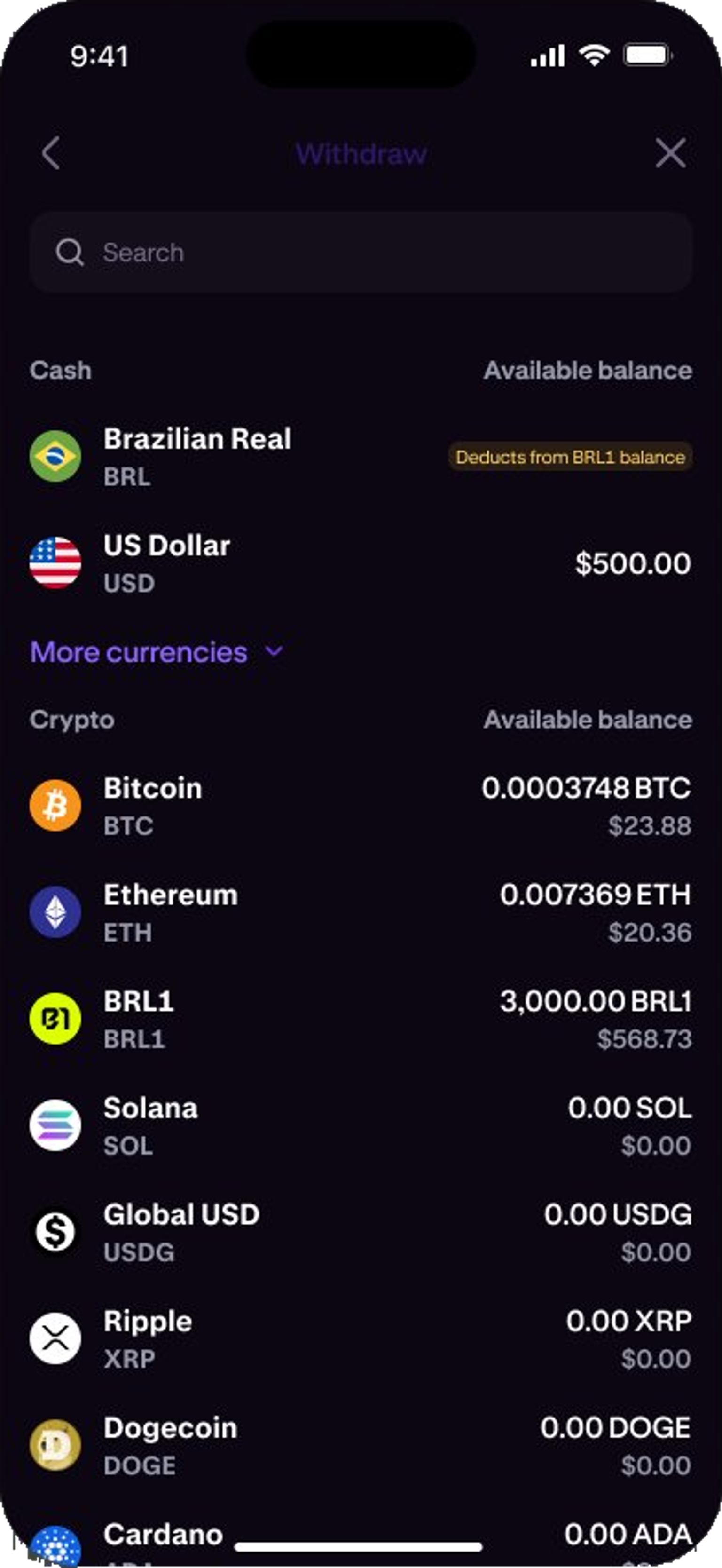 Withdraw
