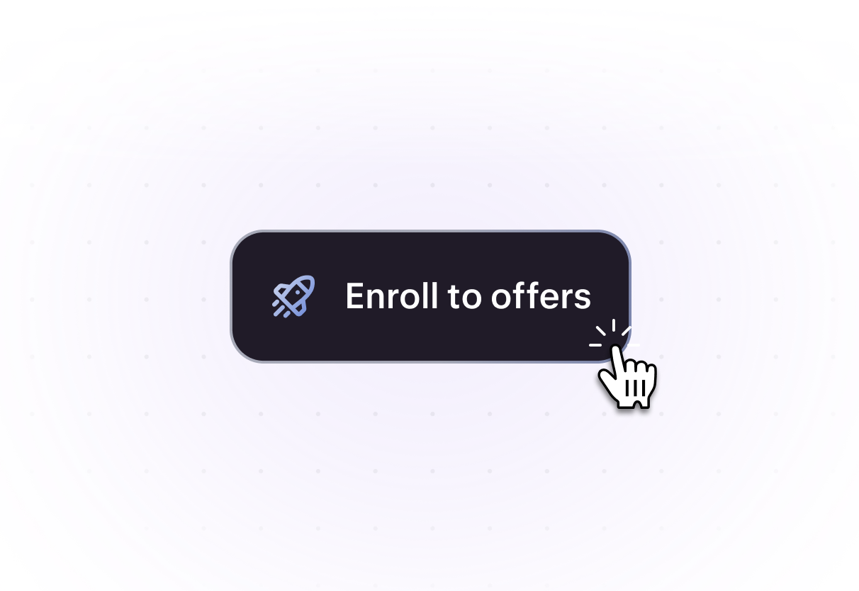 Offer enroll button for entering the Kraken sweepstakes