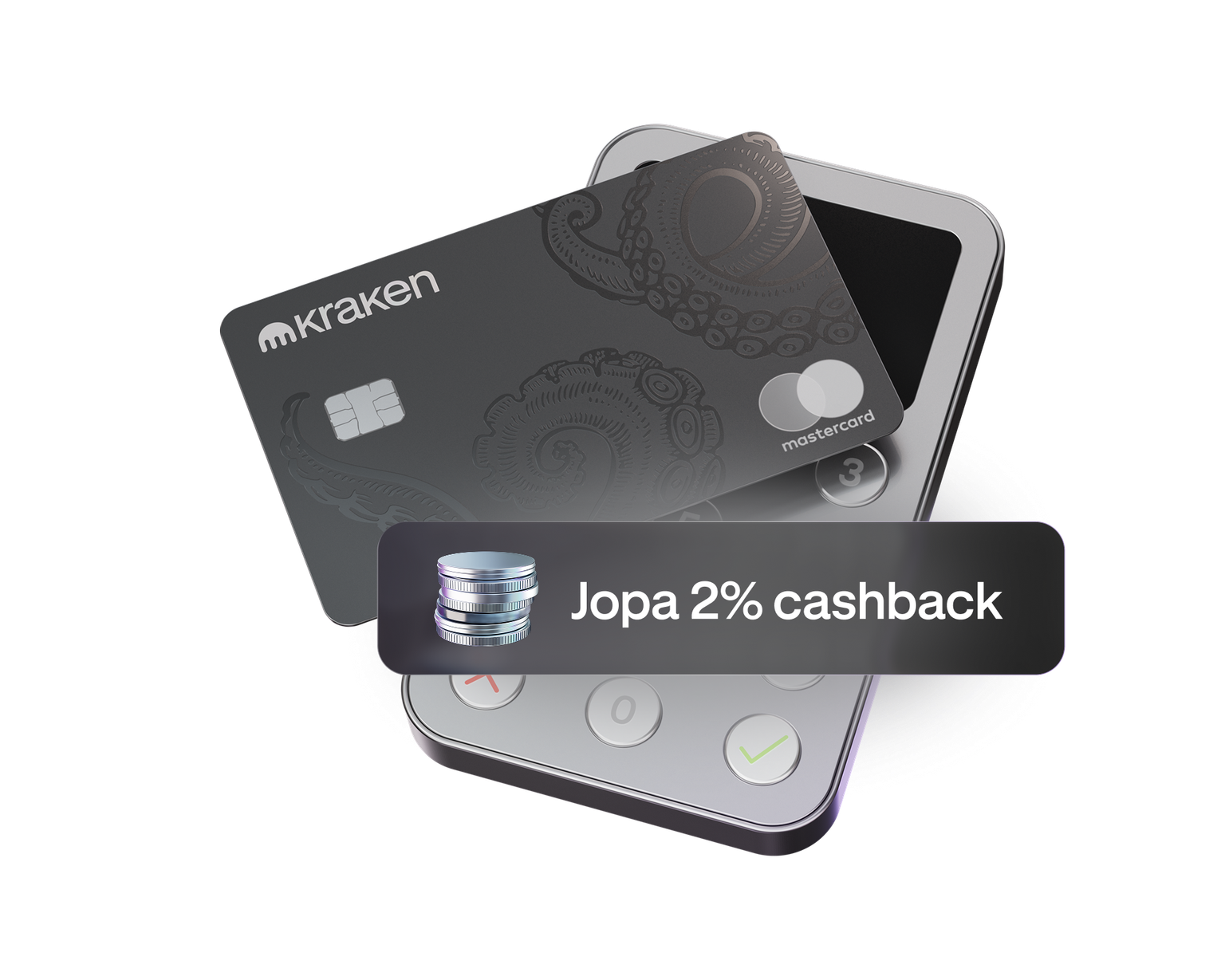 2% cashback with Kraken card
