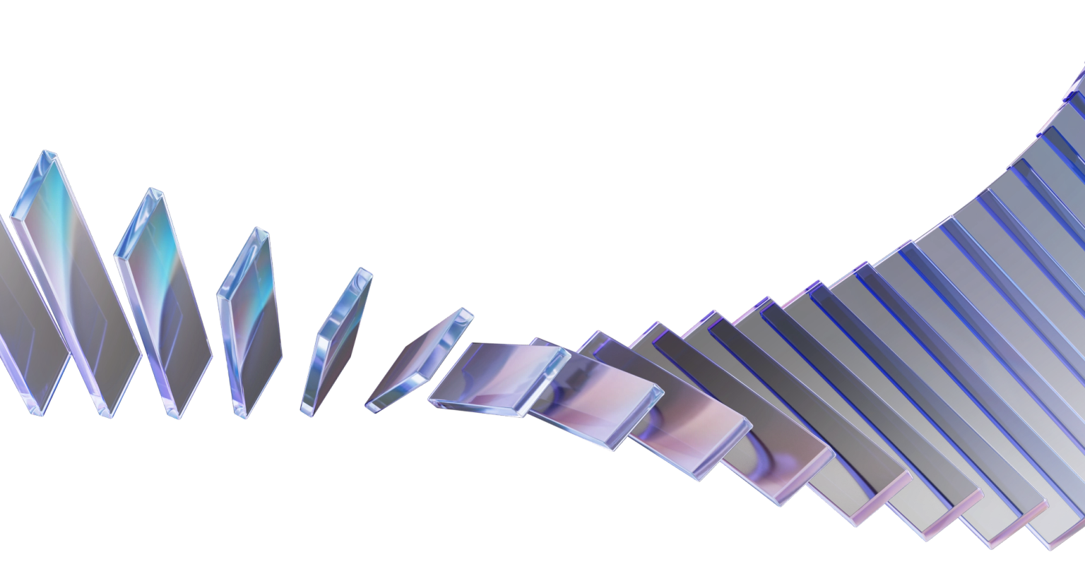 Illustration of glass shards