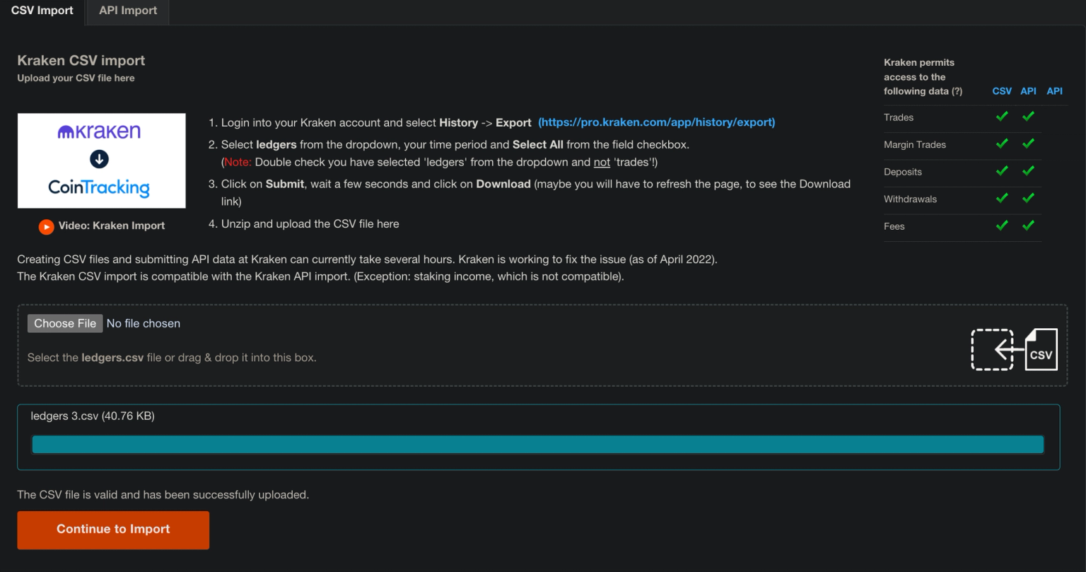 Manually Upload CSV file