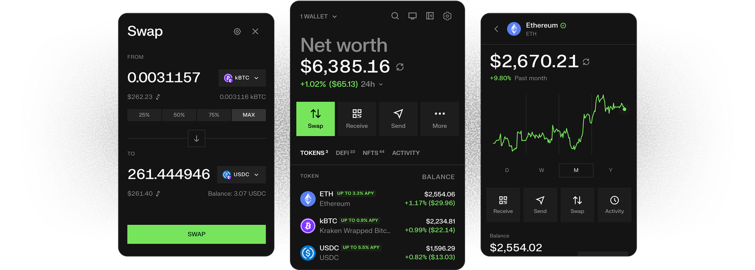 Kraken Wallet on web