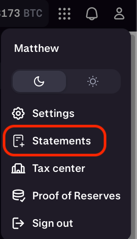 Download or request documents | Kraken