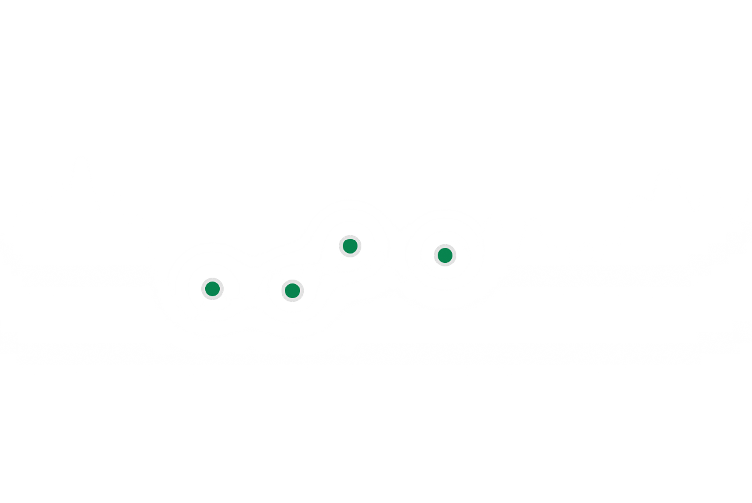 Line graph with highlighted data points on a dark background.