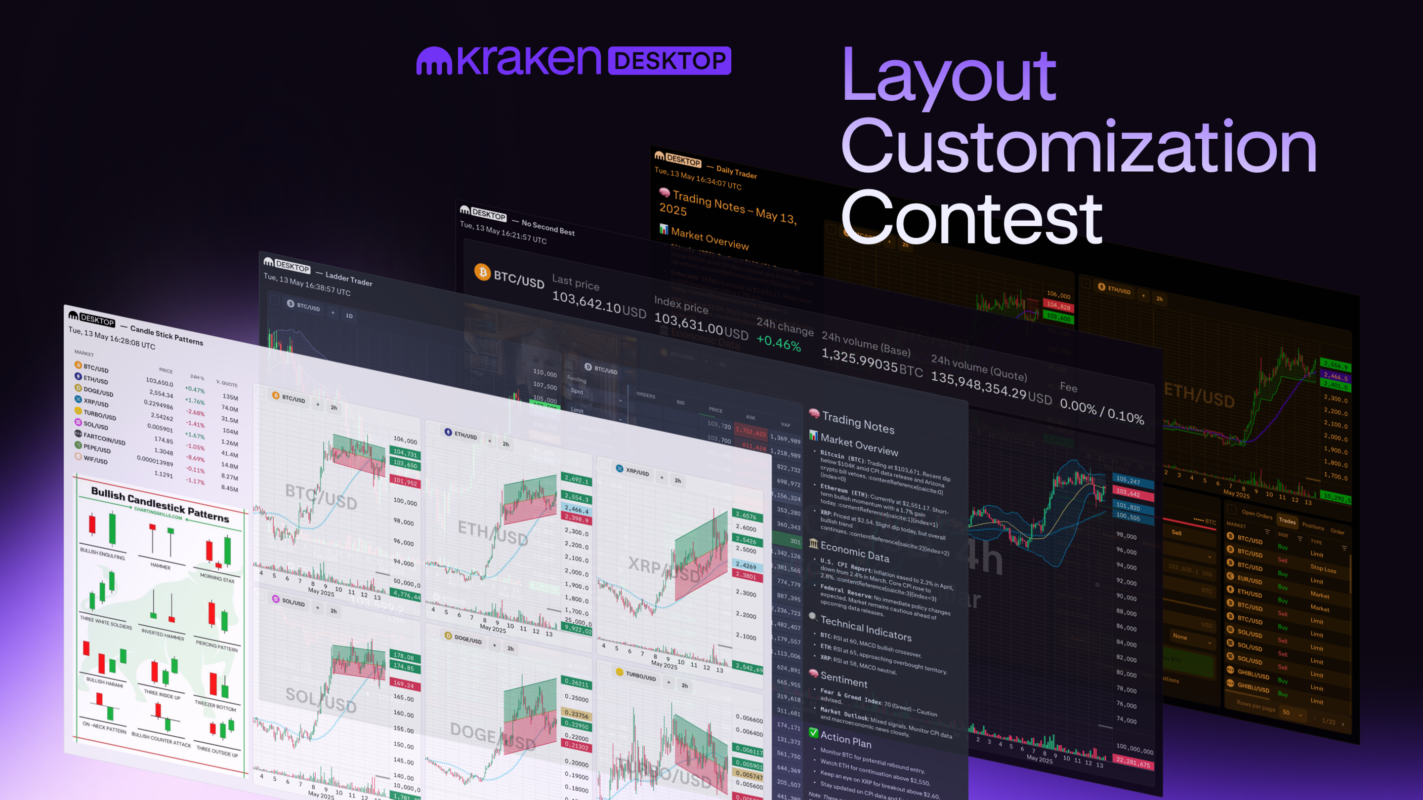 X: Kraken Desktop Layout Customization Contest – Official rules