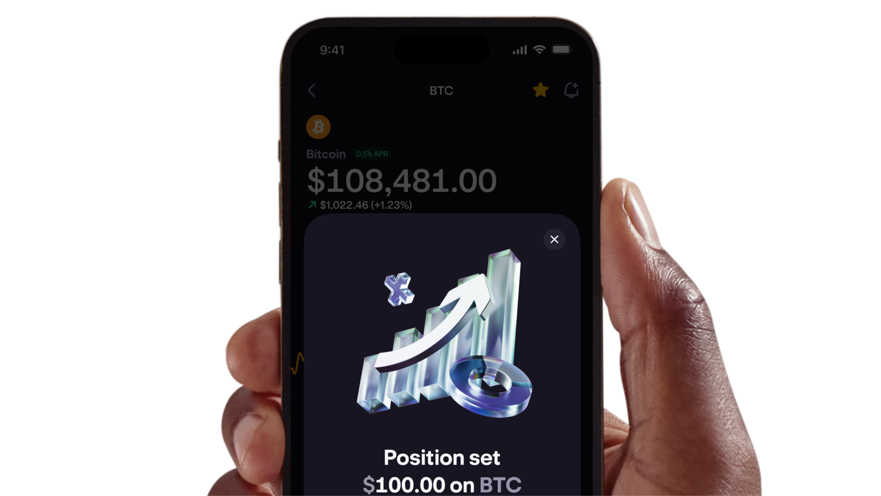 Successfully closed a position