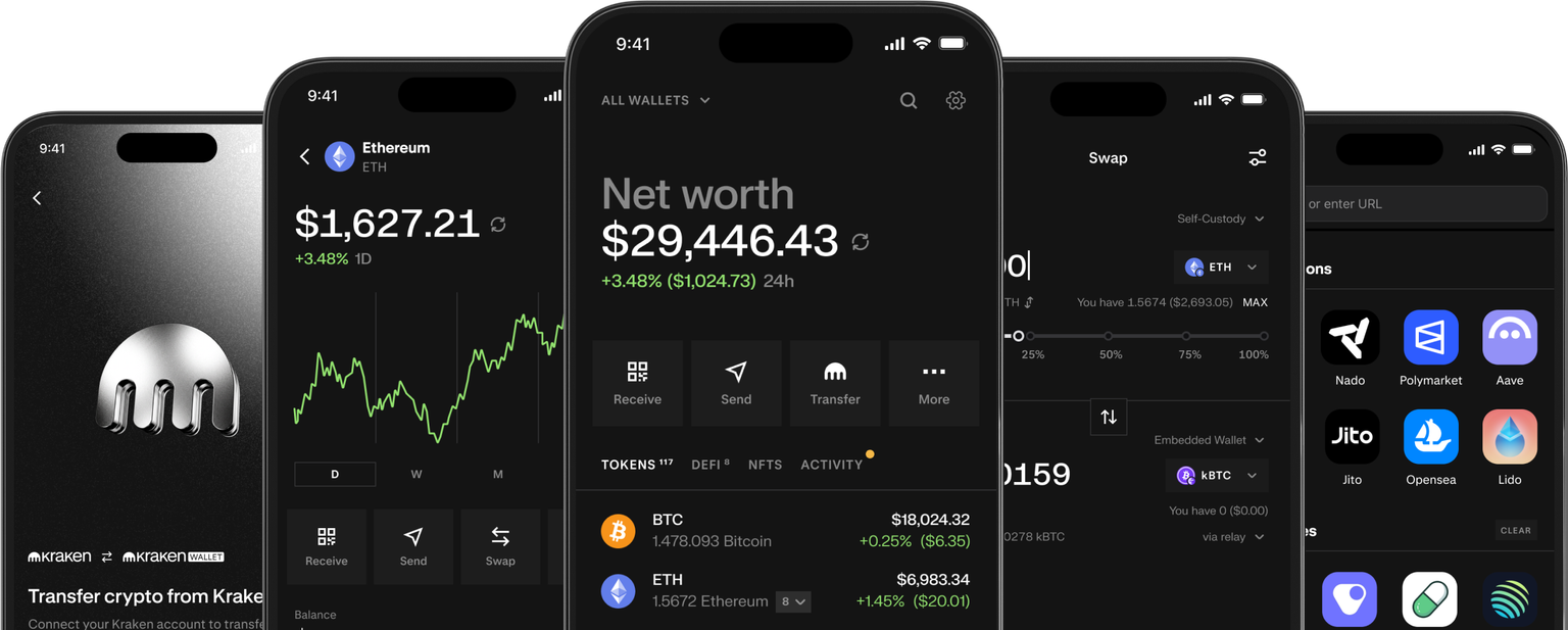 Kraken Wallet on mobile