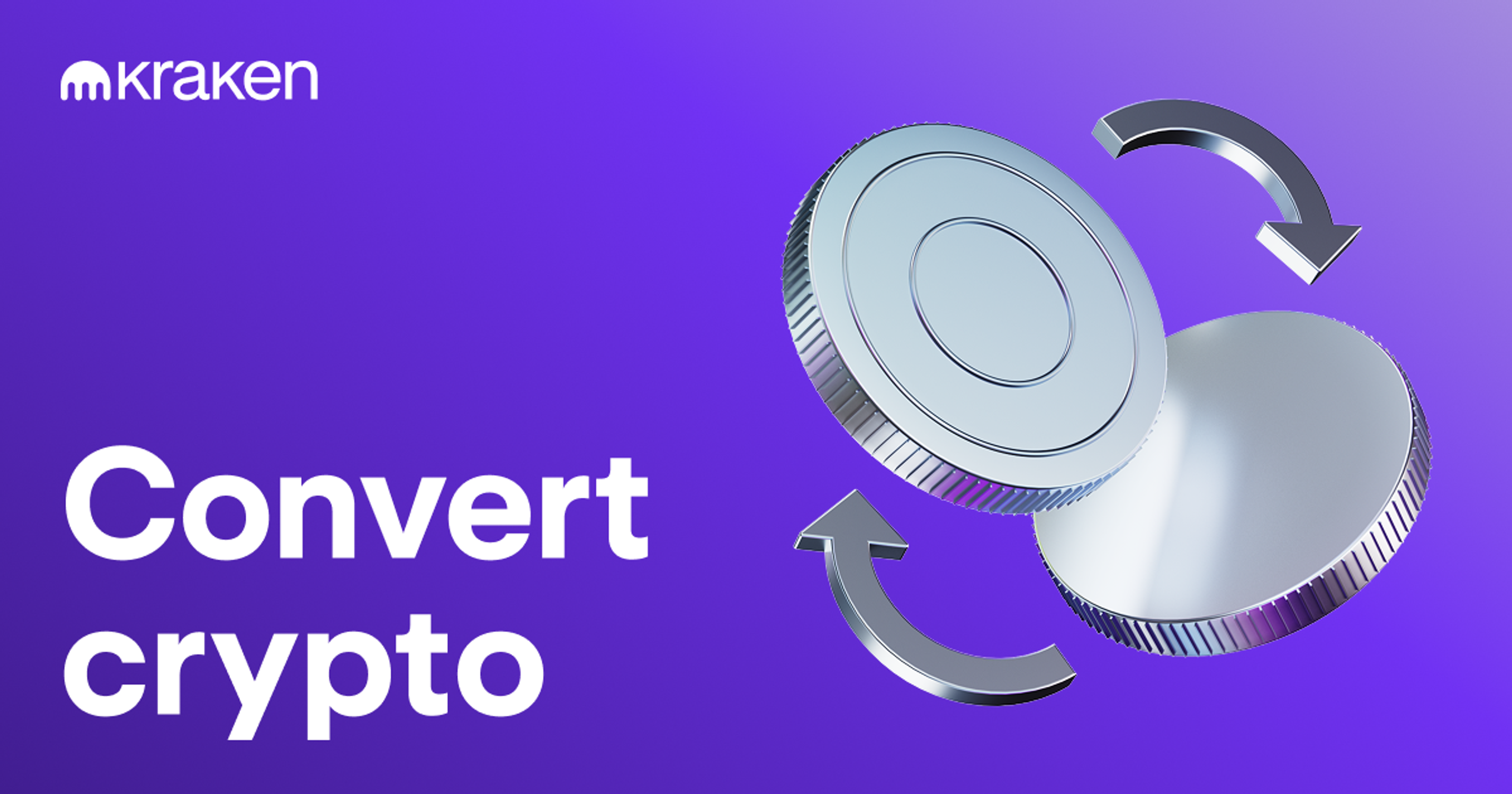 Kraken product image from its crypto convert page.