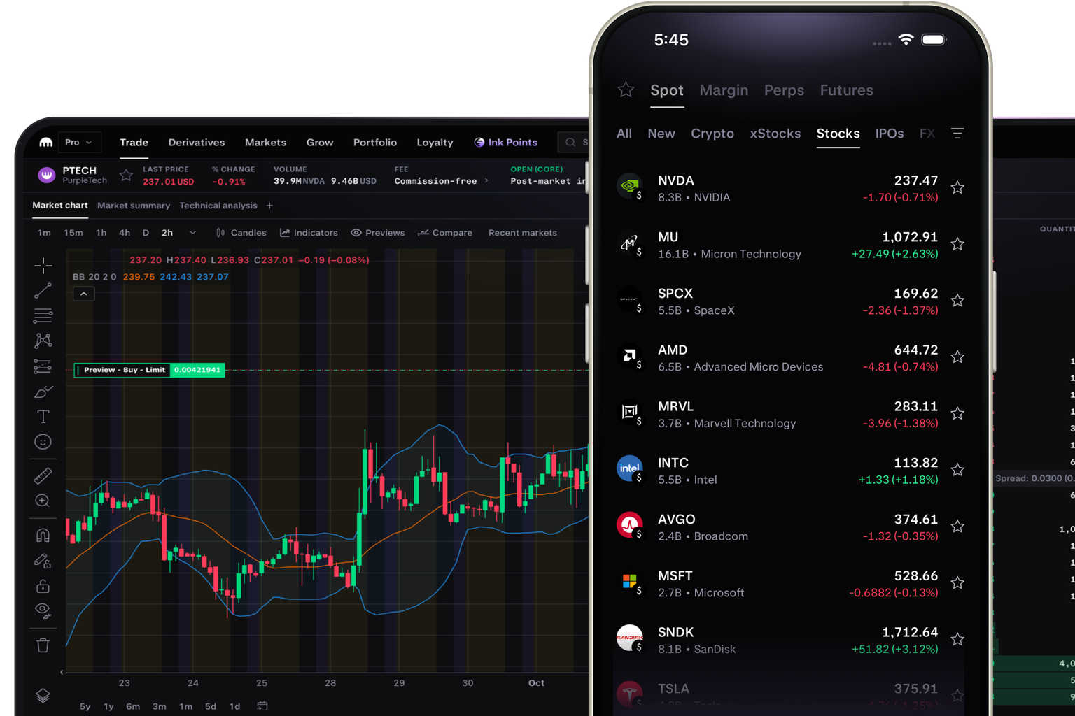 Pro Trading UI 