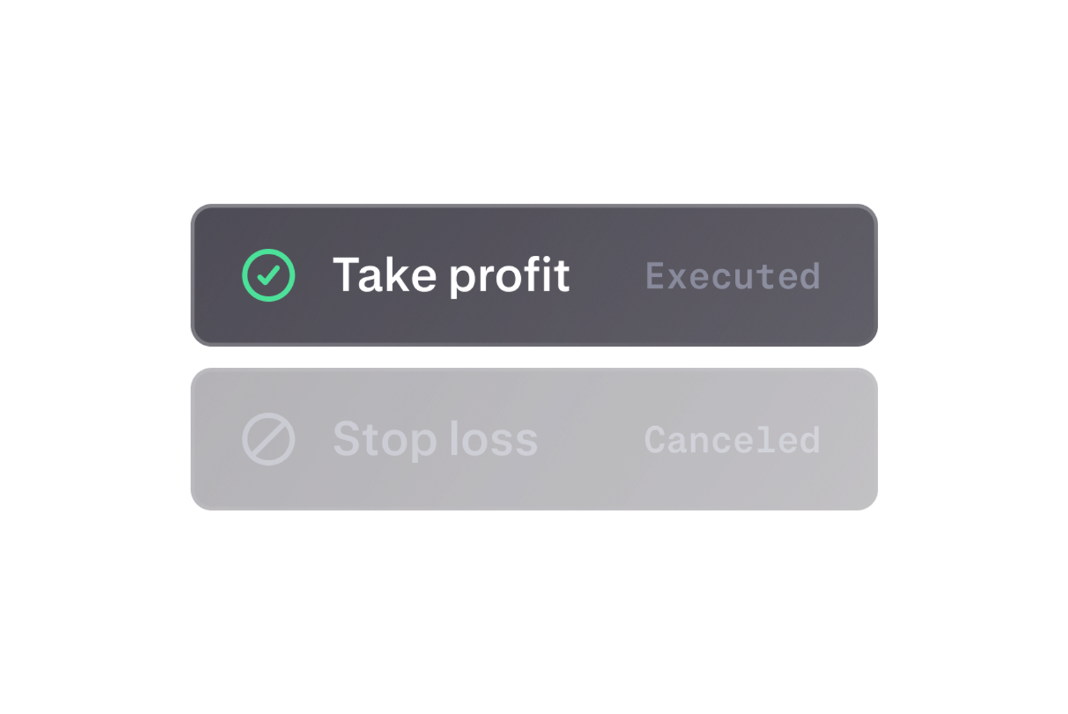 Order types - One-cancels-other